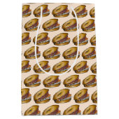 Sac Cadeau Moyen NYC Jewish Deli Bagel Capers Lox Crème Fromage (Devant)