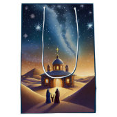 Sac Cadeau Moyen Ô Noël de la Saint-Nuit (Dos)