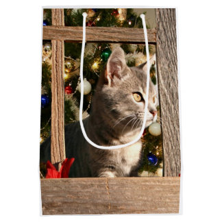 Sac Cadeau Moyen Observation pour Père Noël