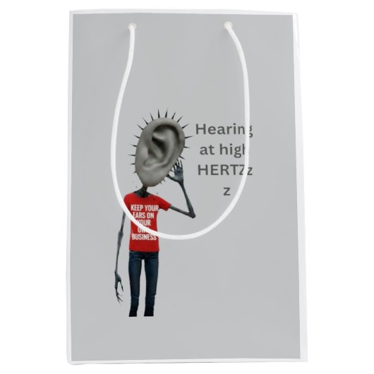 Sac Cadeau Moyen Occupe-toi de tes oignons (Devant)