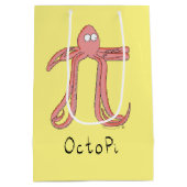 Sac Cadeau Moyen Octopus Pi Symbole Math Enseignant Funny (Dos)
