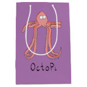Sac Cadeau Moyen Octopus Pi Symbole Math Enseignant Funny (Devant)