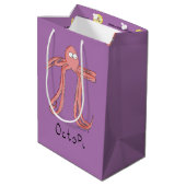 Sac Cadeau Moyen Octopus Pi Symbole Math Enseignant Funny (Dos Angle)