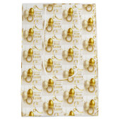 Sac Cadeau Moyen Oeuf de Pâques d'or (Dos)