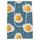 Sac Cadeau Moyen Oeufs frits sur le bleu (Dos)