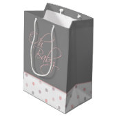 Sac Cadeau Moyen Oh Baby Posh bébé fille (Dos Angle)