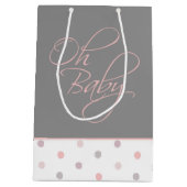 Sac Cadeau Moyen Oh Baby Posh bébé fille (Dos)