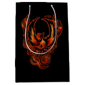 Sac Cadeau Moyen Oiseau De Feu (Devant)