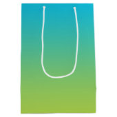 Sac Cadeau Moyen Ombre bleu et vert (Dos)