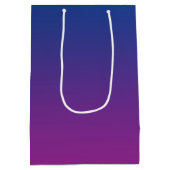 Sac Cadeau Moyen Ombre bleu-foncé et pourpre (Dos)