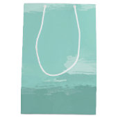 Sac Cadeau Moyen Ombre d'aquarelle de menthe (Dos)