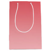 Sac Cadeau Moyen Ombre de corail (Devant)