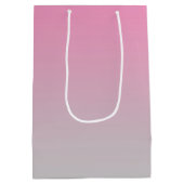 Sac Cadeau Moyen Ombre rose et gris (Dos)