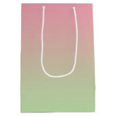 Sac Cadeau Moyen Ombre rose et vert (Dos)