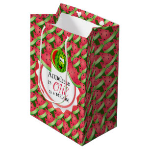Sac Cadeau Moyen One In A Melon L'anniversaire de l'enfant