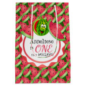 Sac Cadeau Moyen One In A Melon L'anniversaire de l'enfant (Dos)