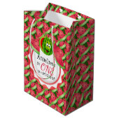 Sac Cadeau Moyen One In A Melon L'anniversaire de l'enfant (Dos Angle)