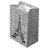 Sac Cadeau Moyen Onyx Tour Eiffel Sac-cadeau moyen (Devant Angle)