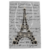 Sac Cadeau Moyen Onyx Tour Eiffel Sac-cadeau moyen (Devant)