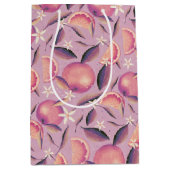 Sac Cadeau Moyen Orange Grove crépuscule motif élégant agrumes (Devant)