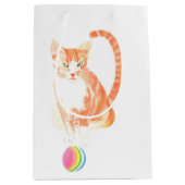 Sac Cadeau Moyen Orange Tabby (Devant)
