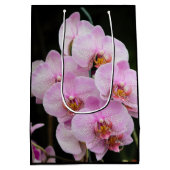 Sac Cadeau Moyen Orchidées roses (Dos)