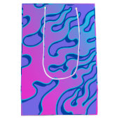 Sac Cadeau Moyen Oriental Japanese Neon Flame Pattern (Dos)