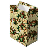 Sac Cadeau Moyen Ornements victoriens soignés (Devant Angle)