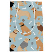 Sac Cadeau Moyen Os et pattes d'or (Devant)