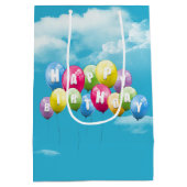 Sac Cadeau Moyen Ostrich d'anniversaire (Dos)