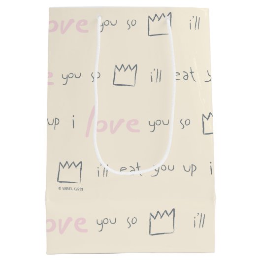 Sac Cadeau Moyen Où les choses sauvages citent le Motif (Dos)