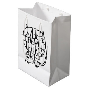Sac Cadeau Moyen Où sont les monstres Croquis de monstre