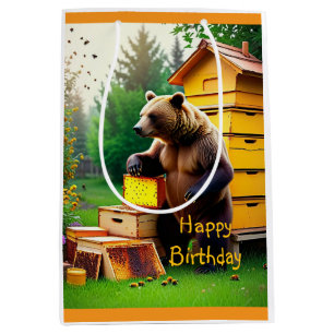 Sac Cadeau Moyen Ours de ruche