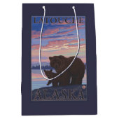Sac Cadeau Moyen Ours et CUB - Latouche, Alaska (Devant)