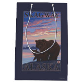 Sac Cadeau Moyen Ours et CUB - Skagway, Alaska (Dos)