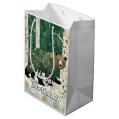 Sac Cadeau Moyen Ours rustique (Dos Angle)