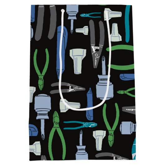 Sac Cadeau Moyen Outils électriques du commerce (Dos)