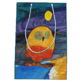 Sac Cadeau Moyen Owl "Art by Kids" (Dos)