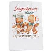 Sac Cadeau Moyen Pain d'épices et tout Nice (Devant)