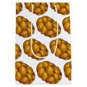 Sac Cadeau Moyen Pain tressé Challah de boulangerie juive Hanukkah (Dos)
