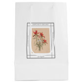 Sac Cadeau Moyen Paintbrush Vintage Fête des Mères (Dos)