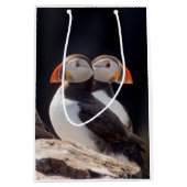 Sac Cadeau Moyen Pair of Puffins (Devant)