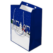 Sac Cadeau Moyen Paix (Dos Angle)