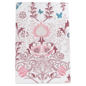 Sac Cadeau Moyen Palette rose William Morris Design (Devant)