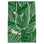 Sac Cadeau Moyen Palm vert moderne (Dos)