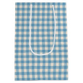 Sac Cadeau Moyen Panda bébé avec lune et étoiles enveloppant papier (Dos)