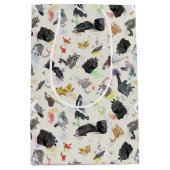 Sac Cadeau Moyen Panda et amis des ordures (Devant)