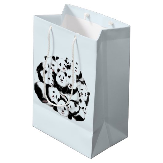 Sac Cadeau Moyen Pandas - Pandemic - Big Hugs - Drawings Collection (Dos Angle)