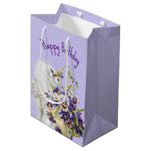 Sac Cadeau Moyen Panier de chats et de sansons persans
