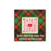 Sac Cadeau Moyen Panier de Noël écossais